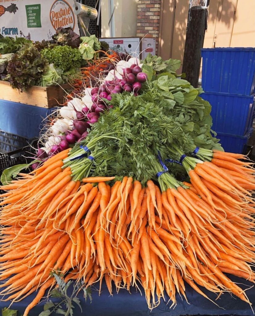 Carrots and other vegetables