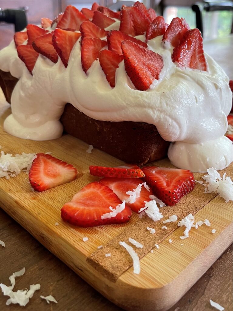 Strawberries and Homemade Whipped Cream