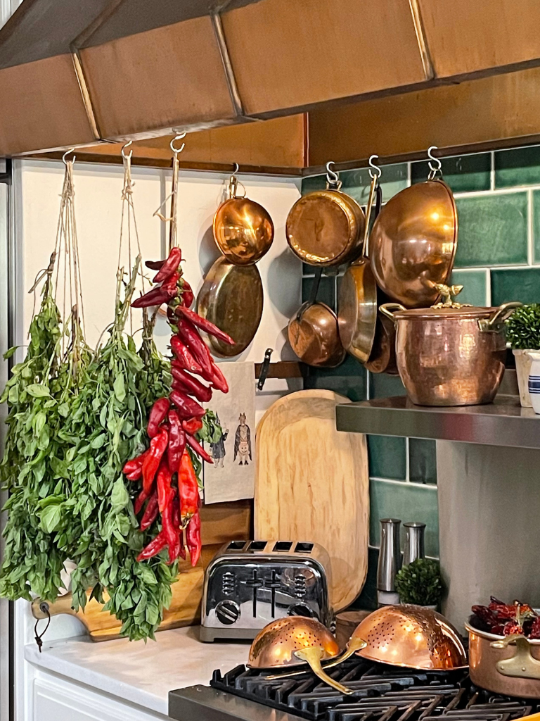 Adding a few more copper pieces to my new kitchen