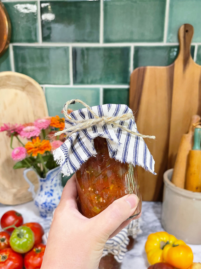 Homemade Salsa-One of my Favorite Goodies made from our Homegrown Tomatoes