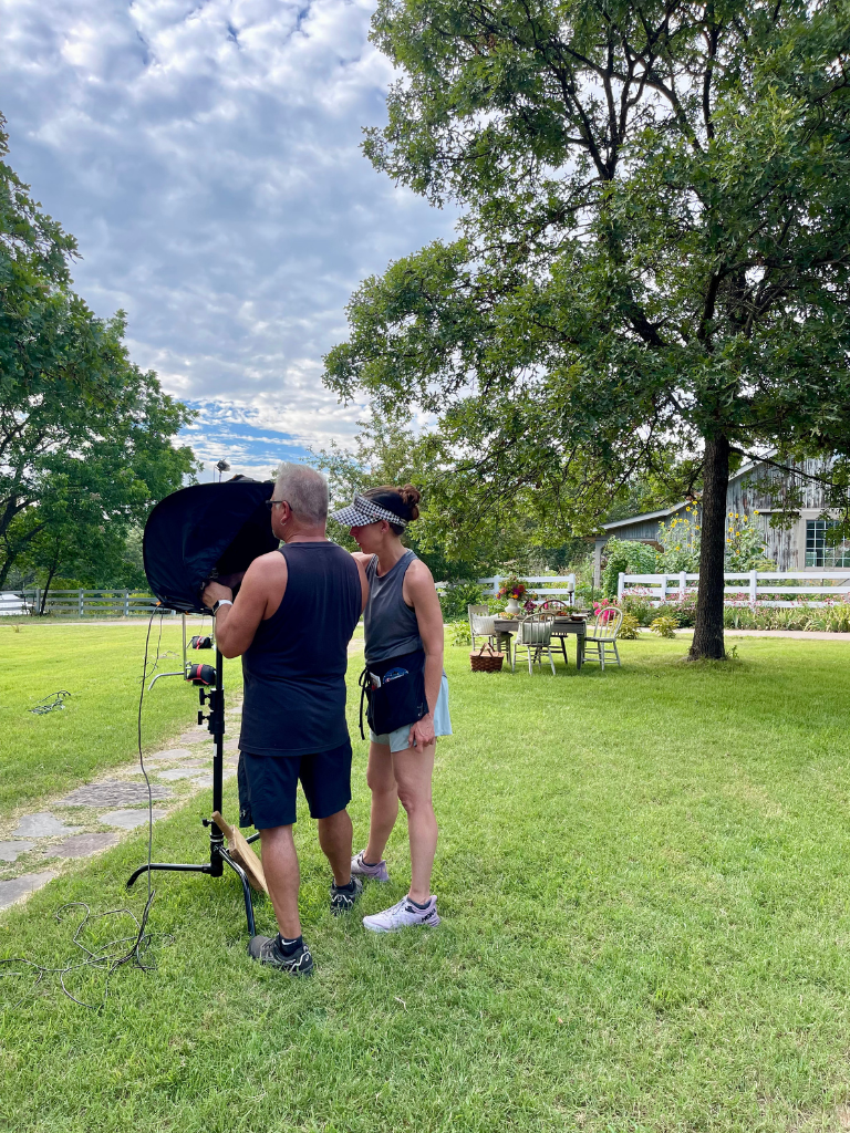 Our amazing on site team: Jay Wilde, photographer, and Lacey Howard, stylist.