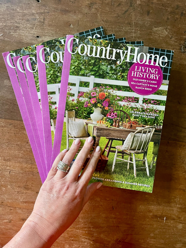 We're on the cover of Country Home Magazine! The Summer 2025 issue.