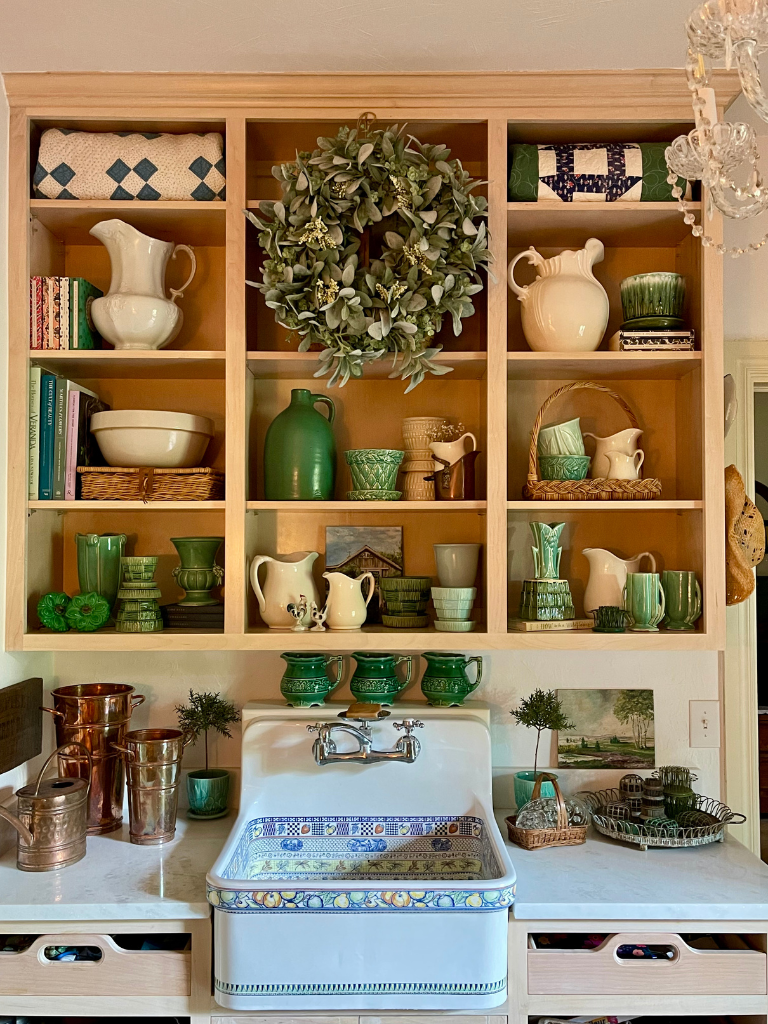 A before picture of my flower room...before our stylist makes a few tweaks and adds some finishing touches.