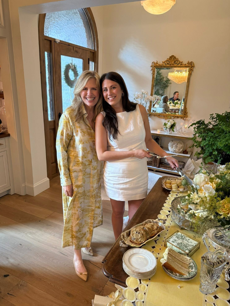 Celebrating my daughter's engagement at her bridal shower